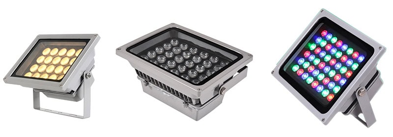 low wattage multi colored led flood light